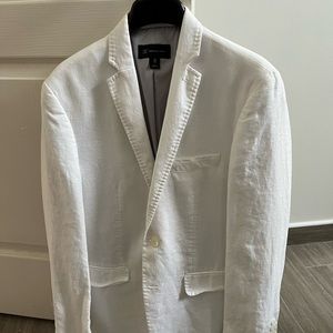 Mens white suit jacket/blazer small